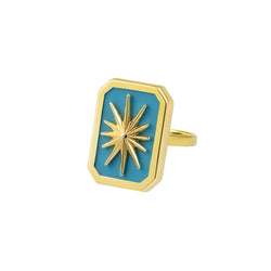 Falling star ring