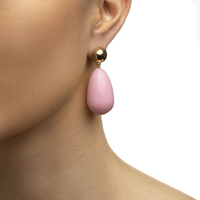 Baby Pink Drop Earrings