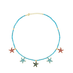 Starfish Turquoise Necklace