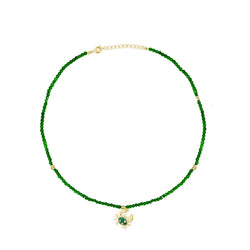 Crab Malachite Necklace