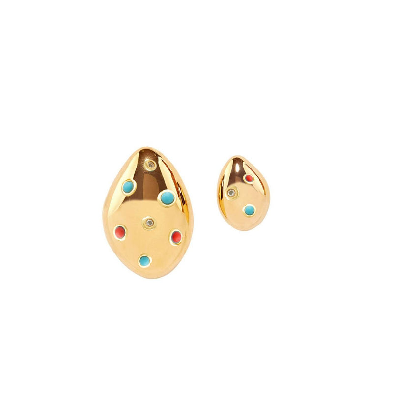 Radiant Drop Shape Earrings