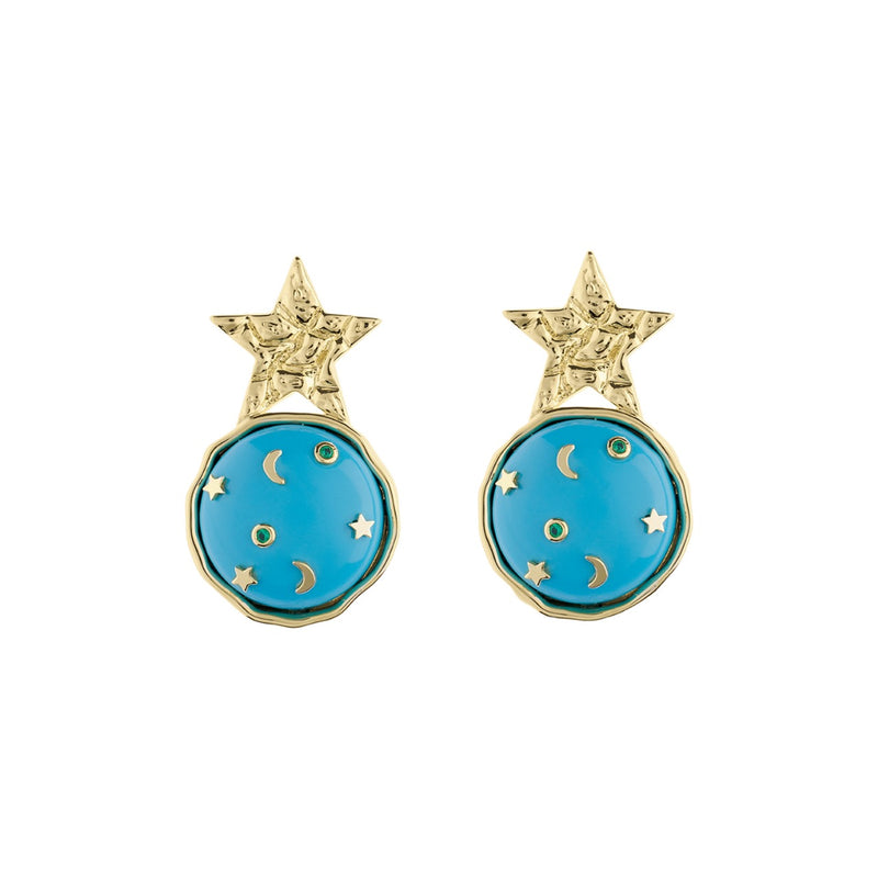 Star Galaxy Earrings